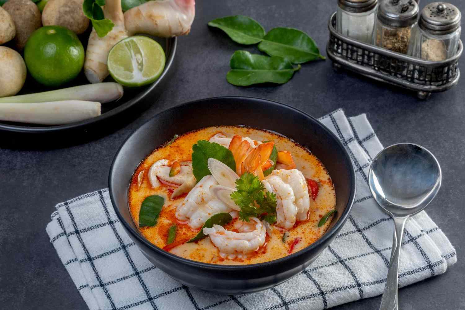 Thai and hibachi dishes prepared at the restaurant